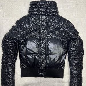 Moncler Shiny Black Puffer Jacket